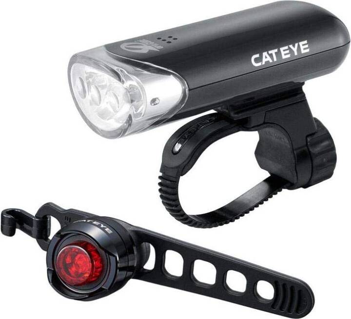 Cateye EL135 Orb Front Rear Light Set - Black