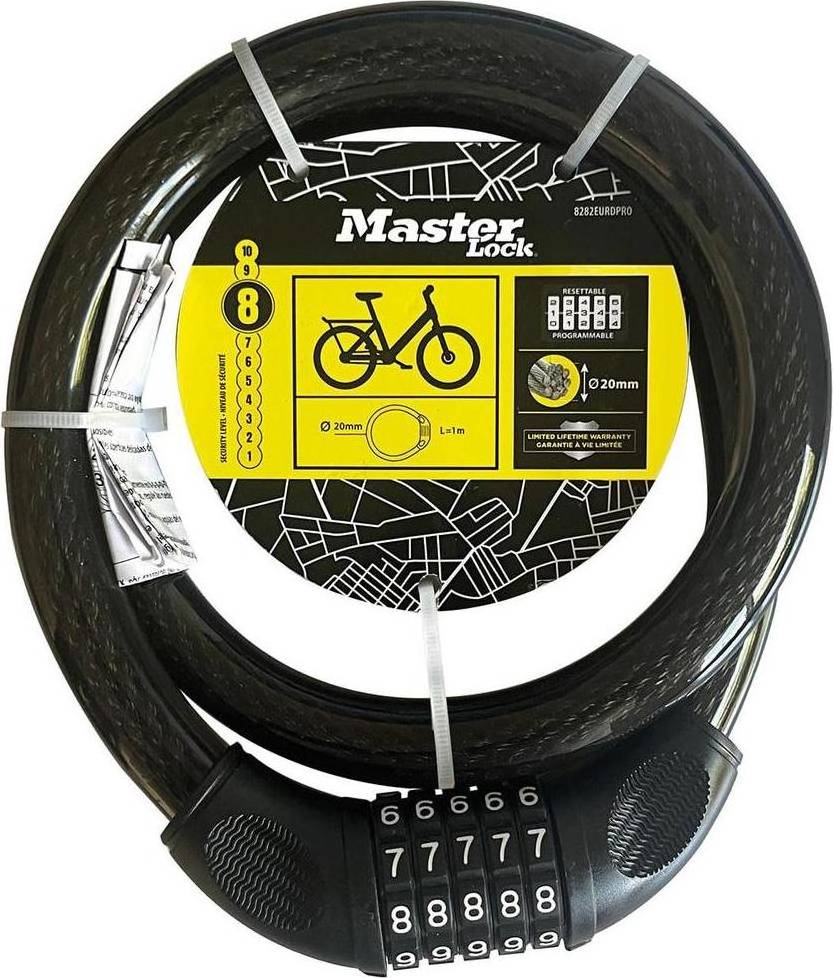 Master Lock Cykelkabel Lås