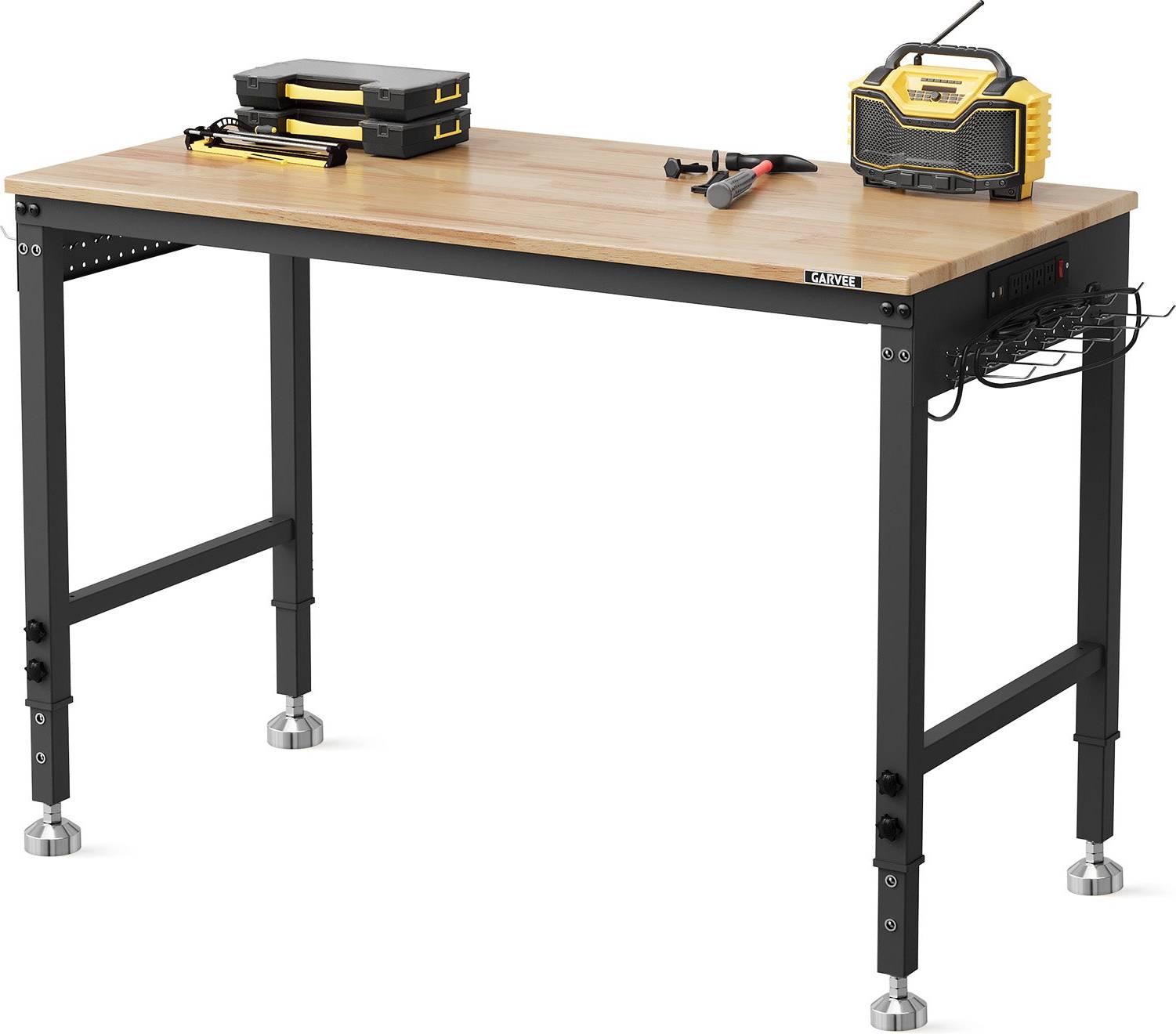 Adjustable workbench Garvee 48 Adjustable Workbench with Power Outlets