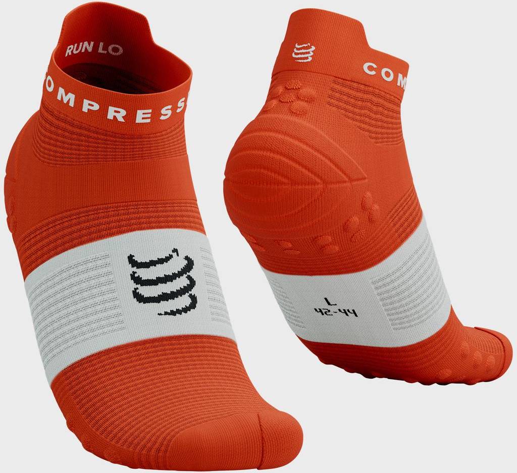 Pro Racing V4.0 Running Chaussettes - Run Low Rouge/Blanc