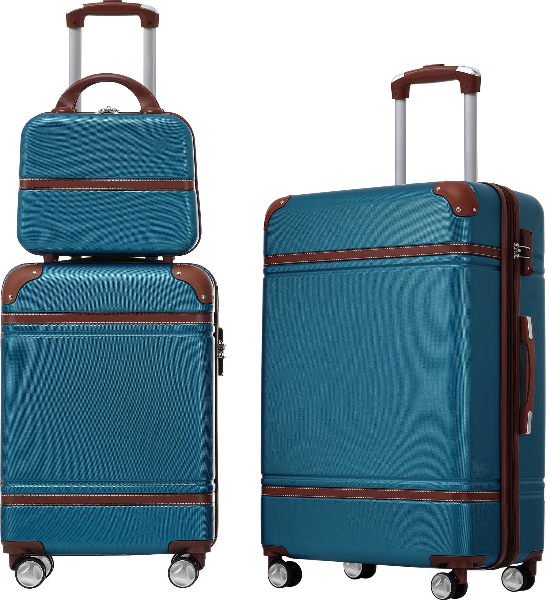 24 inch luggage GDFSTUDIO Hardshell Luggage Sets 3 Pieces 20 Inch 24 Inch