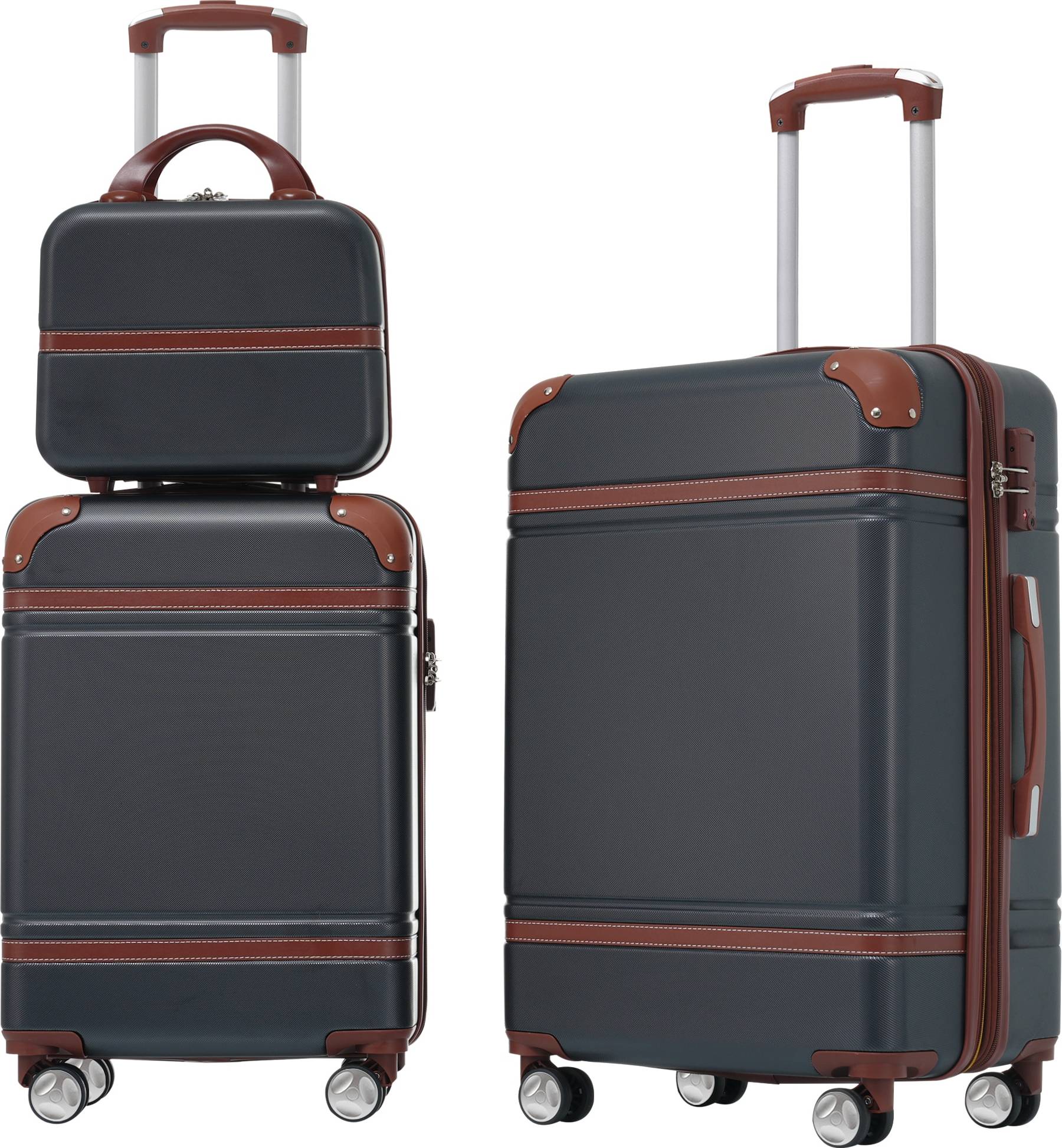 24 inch luggage GDFSTUDIO Hardshell Luggage Sets 3 Pieces 20 Inch 24 Inch