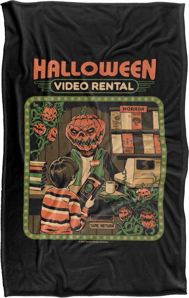 Steven Rhodes Video Rentals Silky Touch Super Soft Throw Blanket Large Multicolor Blankets Multicolour