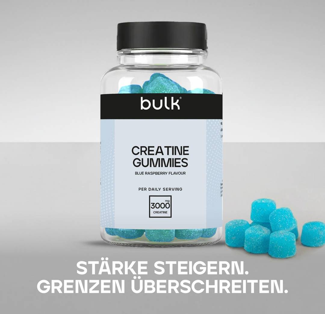 Creatine Gummies Blue Raspberry - 60 pcs