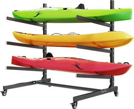 Kayak VEVOR Kayak Storage Rack Adjustable Freestanding Stand