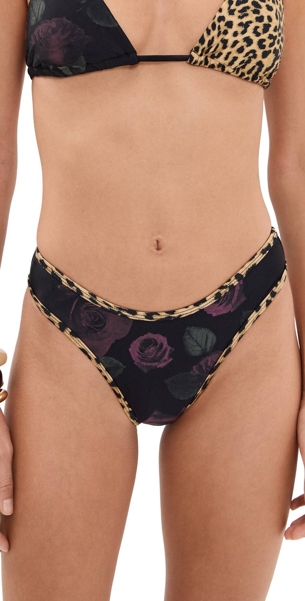 Reversible Bikini Bottoms Lucky Roses