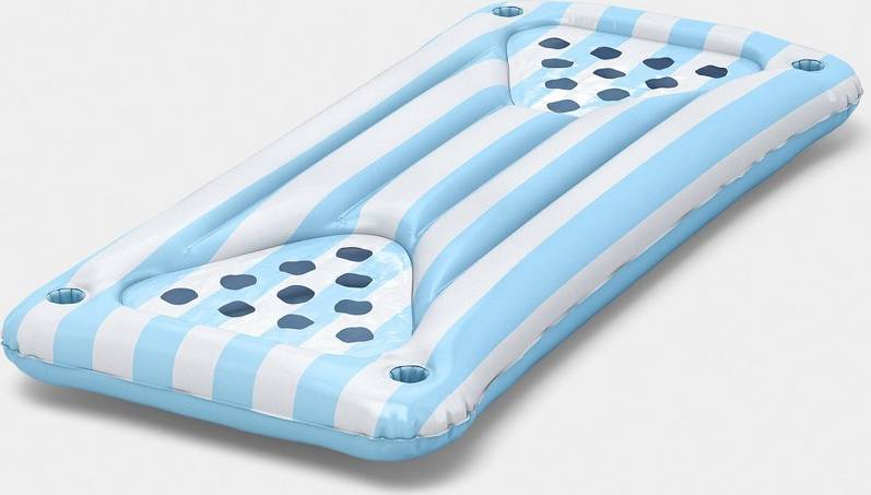 Inflatable Pool Pong Blue White Floating