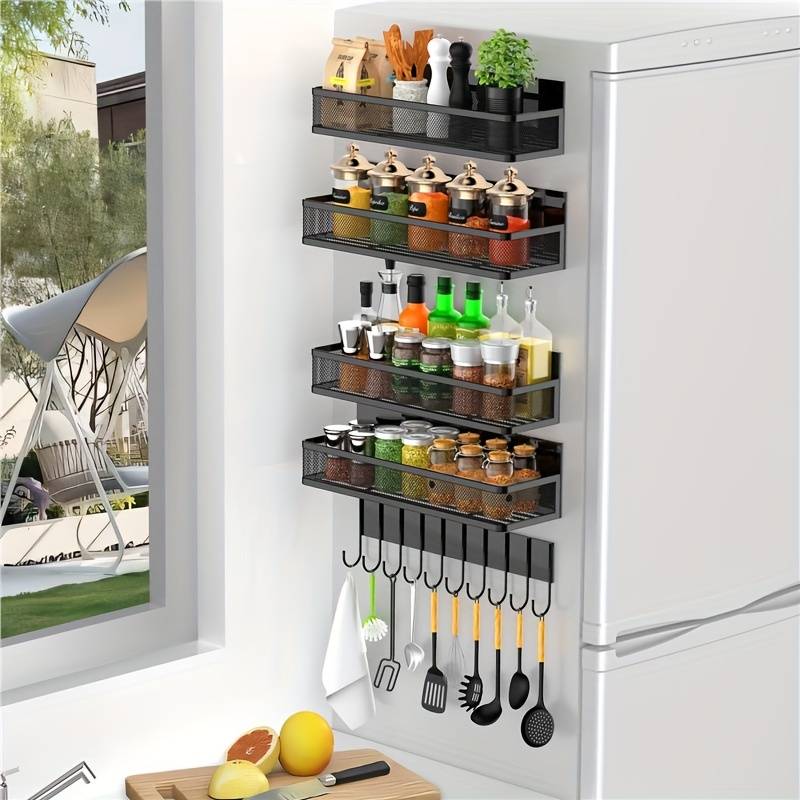 Temu 2 4 Pack Magnetic Spice Rack