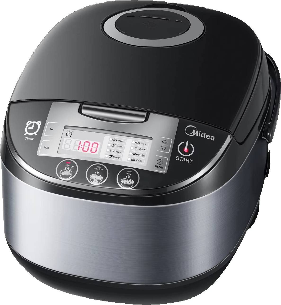 Midea MB-FS5017 Rice Cooker 5 Litre - Black