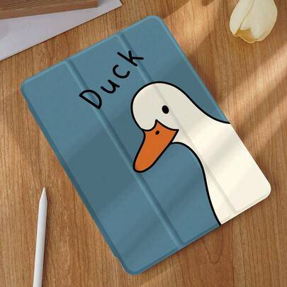 Shein Cute Duck Cartoon Pattern Tablet Case
