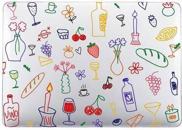 Shein Colorful Printed Art Pattern Hardshell Case
