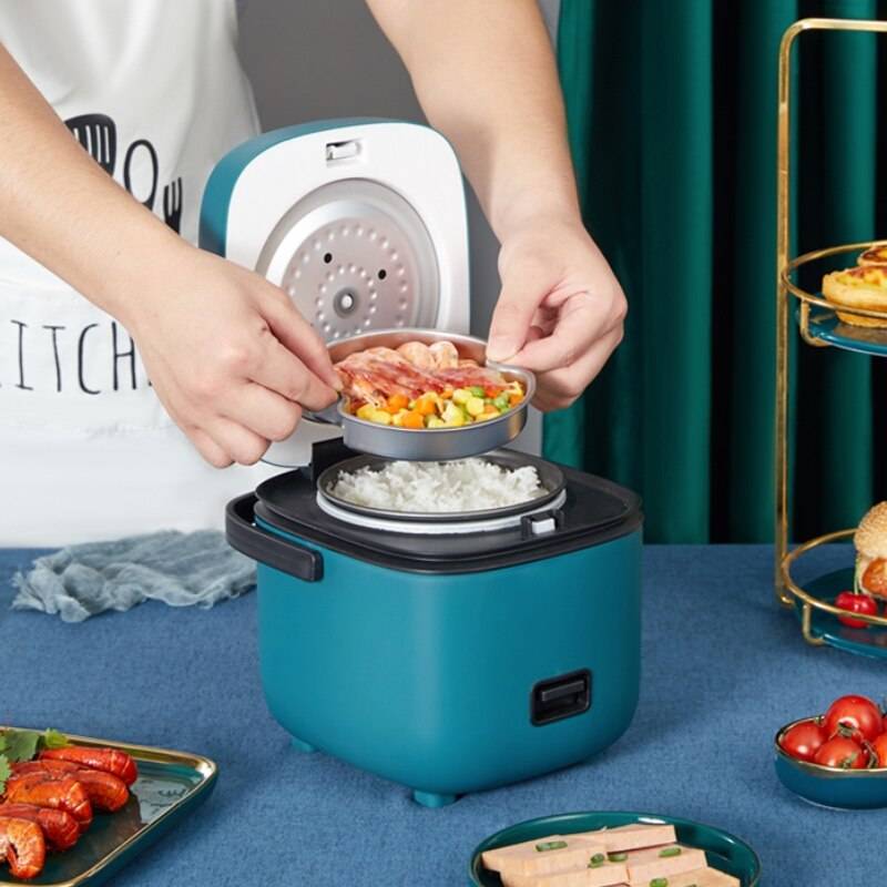 Mini Elektrisk Riskokare 1.2 L - Grön
