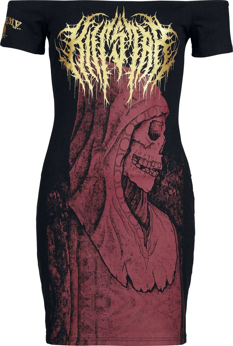 killstar Kort Kjole Arcane Rituals Mini Dress - Sort-Rød