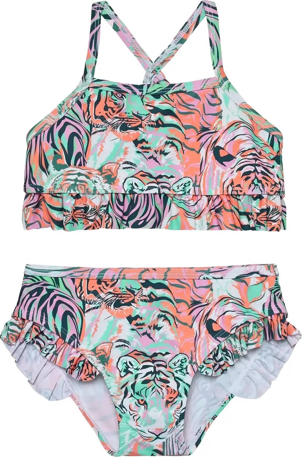Color Kids Bikini W Frills - Multi/Patterned
