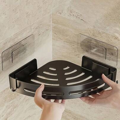 Shower caddy corner Shein 2Pcs Corner Shower Caddy Bathroom Storage Rack