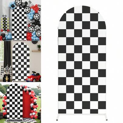 Shein Classic Racing Car Theme Backdrop Cloth