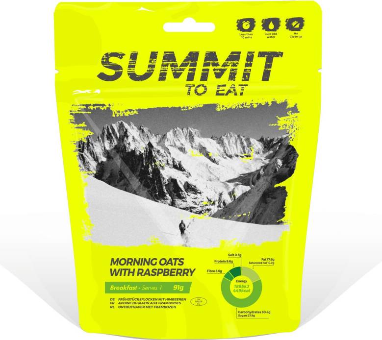 Summit to Eat Morning Oats With Raspberry