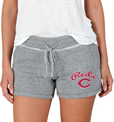 Reds Concepts Sport Gray Cincinnati Reds Mainstream Terry Shorts - Reds