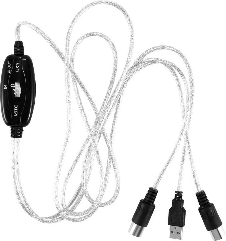 Audio midi interface USB In-Out MIDI Cable Converter