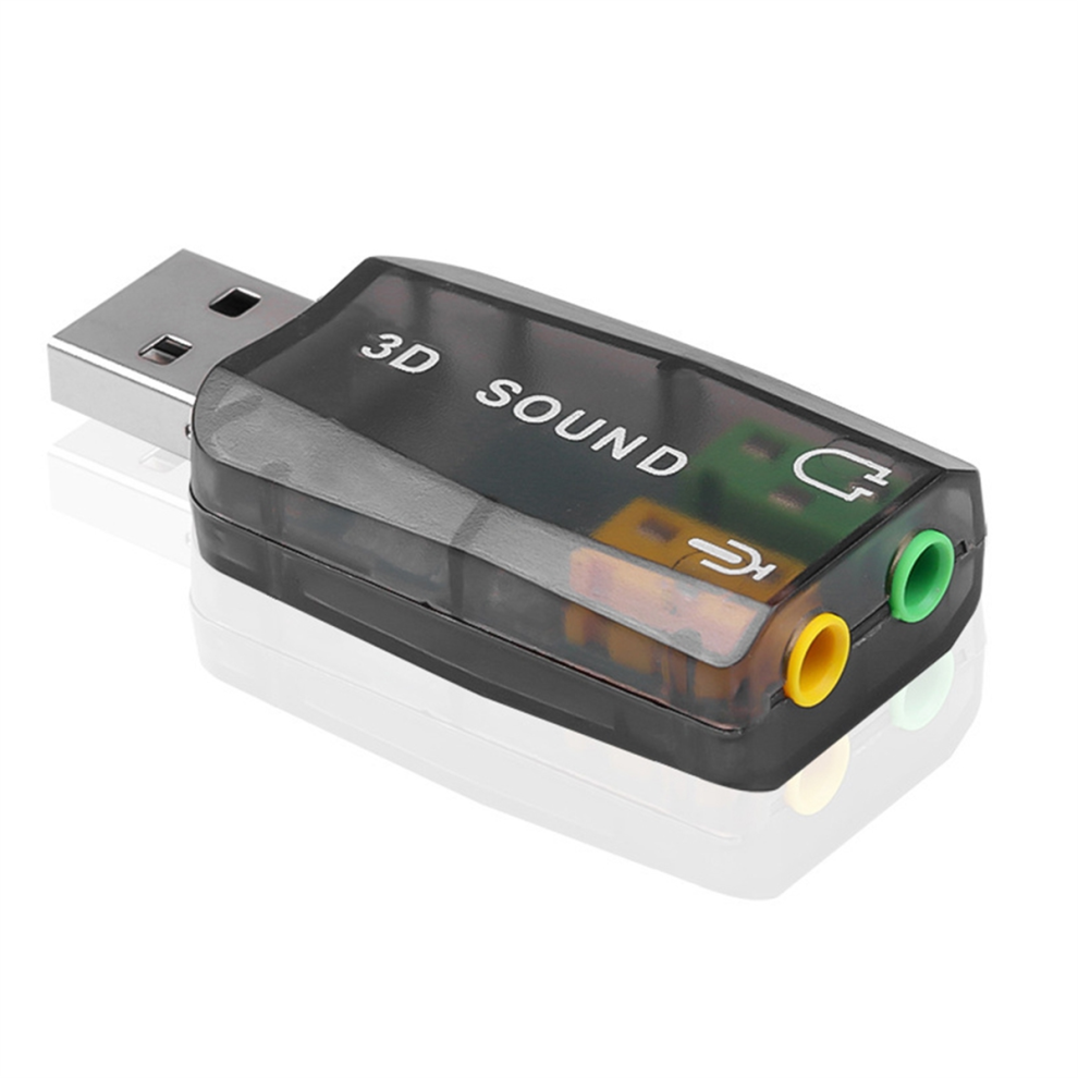 External USB 3D Audio Headset Adapter
