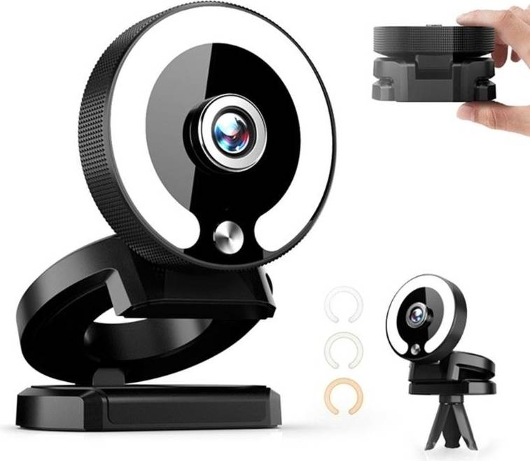Eurowagens Usb Webcam 360 Rotation 4k Resolution