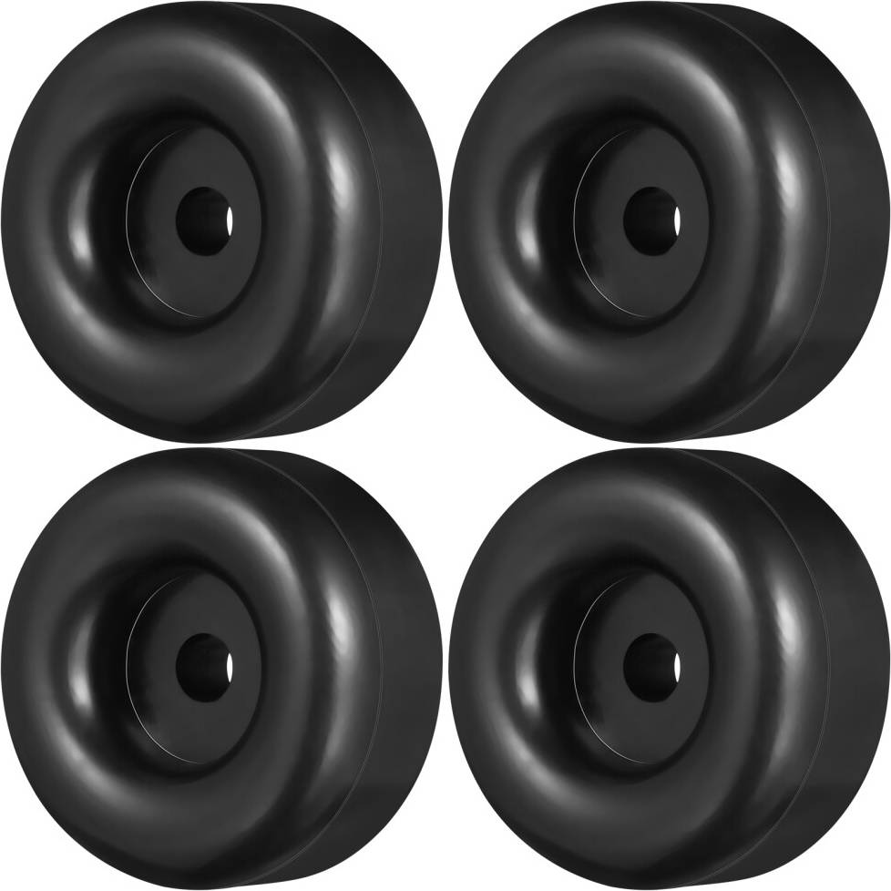 4 Stuks Rond Rubber Ramp Aanhangwagen