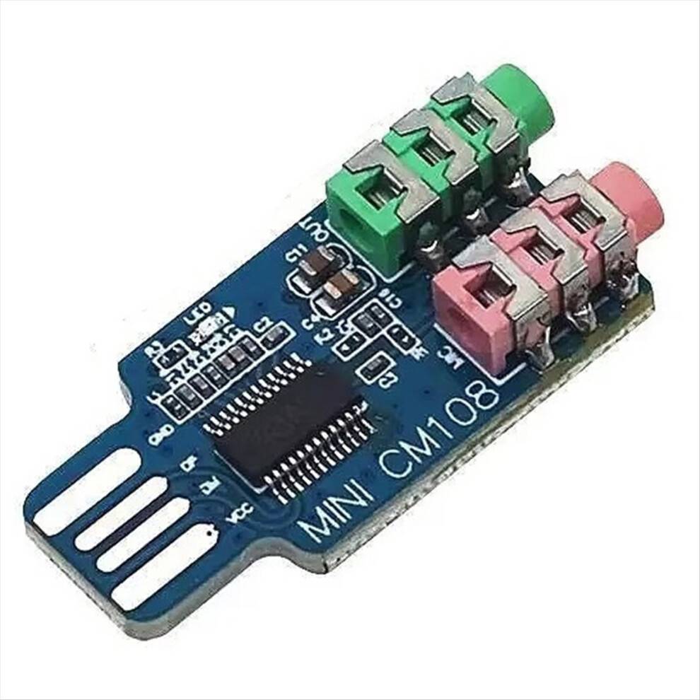 Driveless USB Sound Card Computer Module CM108