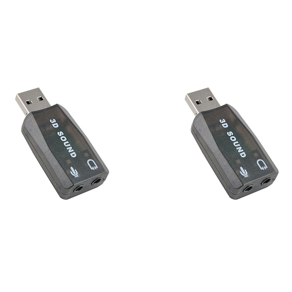 USB External Sound Card Stereo Audio Adapter