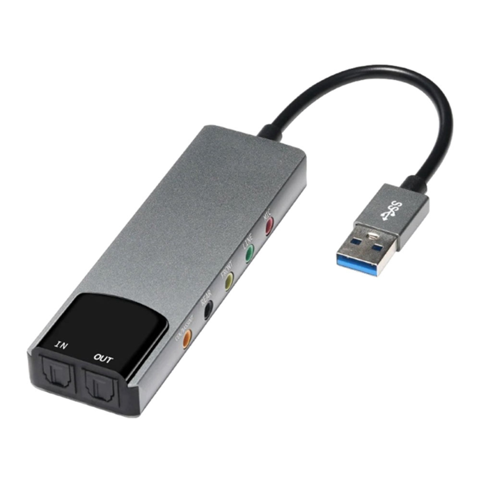 SEM 6-In-1 5.1 USB External Sound Card