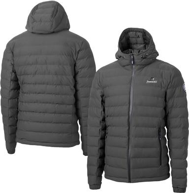 Cutter & Buck Gray Friars Mission Ridge Eco Insulated Full-Zip Puffer Jacket