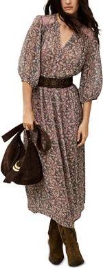 BA&SH Robe Tizia - Multi/Patterned