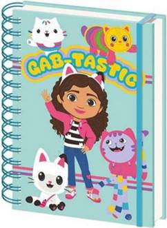 Gab-Tastic A5 Wirebound Notebook Blue