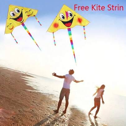 Shein Smiling Face Kite With Free Flying Rope
