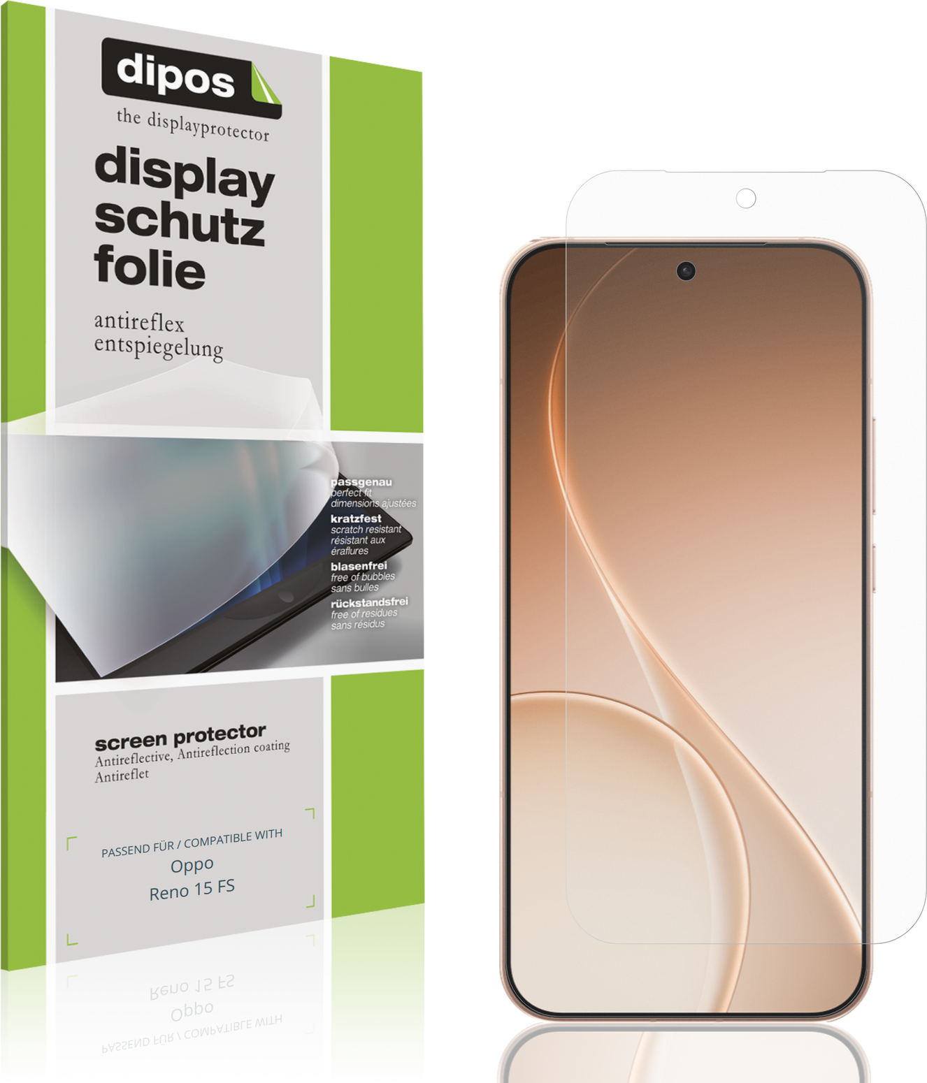 Dipos Screen Protector For Oppo Reno 15 4x
