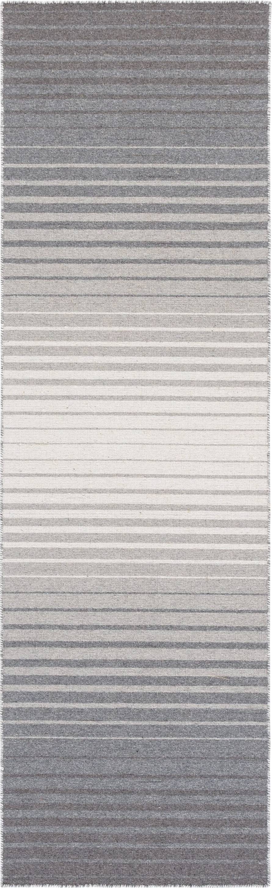 Safavieh Striped Kilim Rectangular Runner Rug 2 x 8 Gray