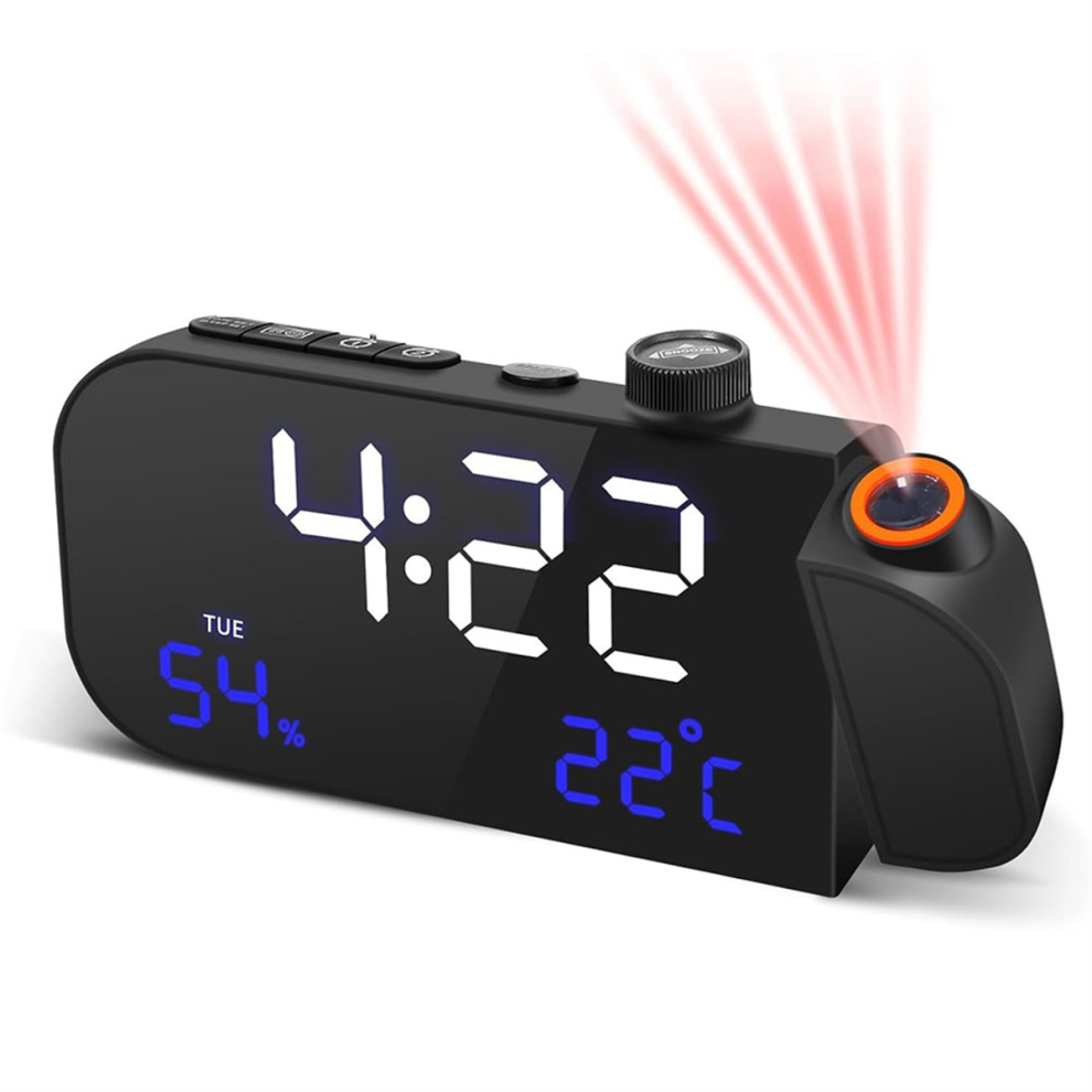 Typecat Projection Alarm Clock 270 Rotatable Digital