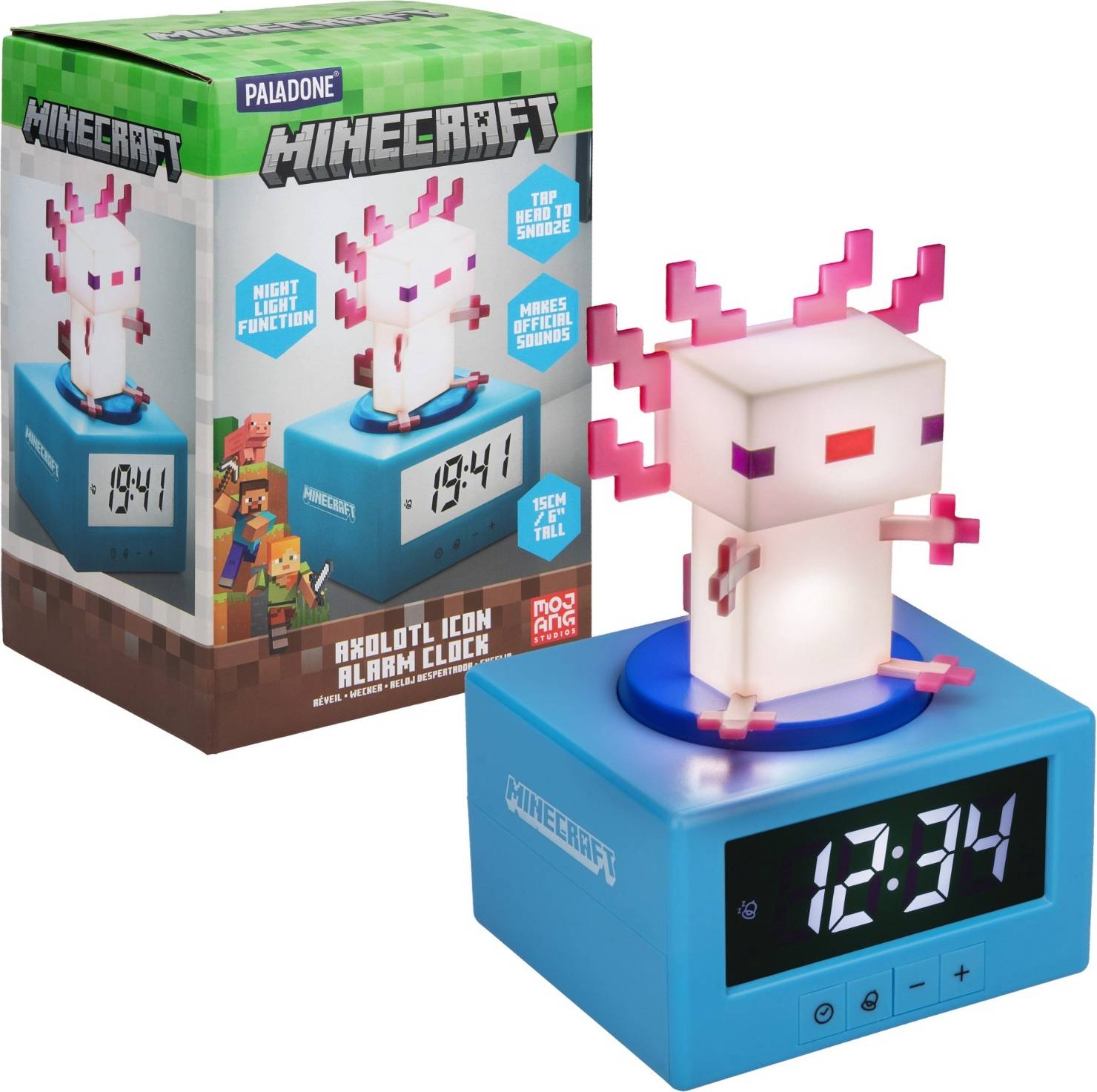 Axolotl Icon Lamp Alarm Clock 4.7 Inch