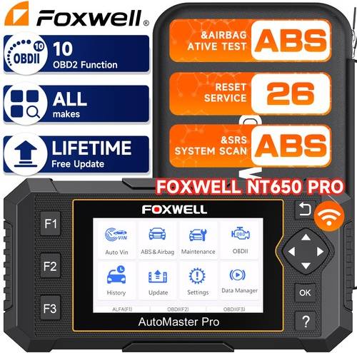 Auto scanner Foxwell NT650 Pro Auto Active Test Scanner