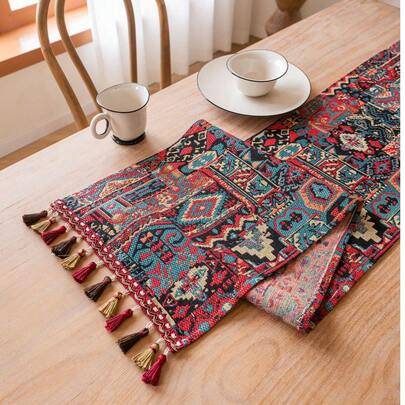 Shein Table Runner - Multicolour Tablecloth Multicolour