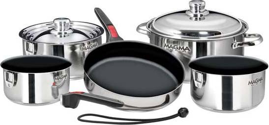 Magma 10 Pc Stainless Induction Cookware Set