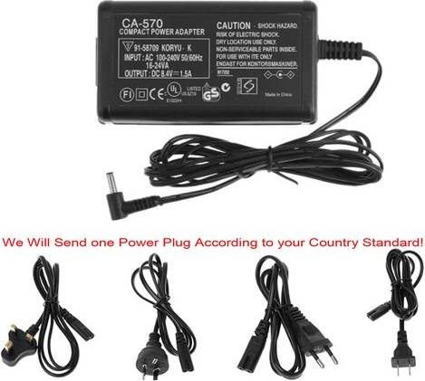 Canon 400 Compact Power Adapter Canon FS20 FS200 FS300 FS400 Camcorder