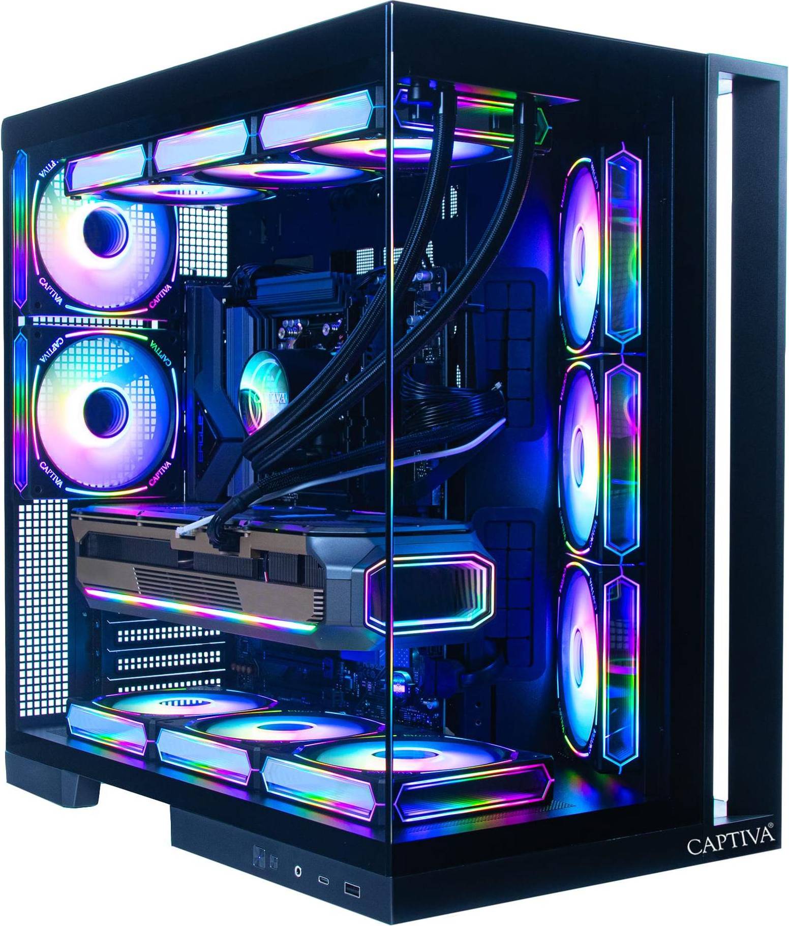 Rx 9070 xt gaming Captiva Highend Gaming R10-0954 Ryzen 7 Radeon RX 9070 XT