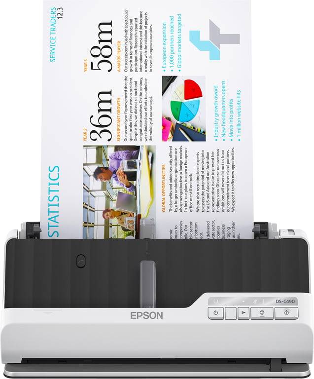 DS-C490 Ultra-Compact Desktop USB Scanner