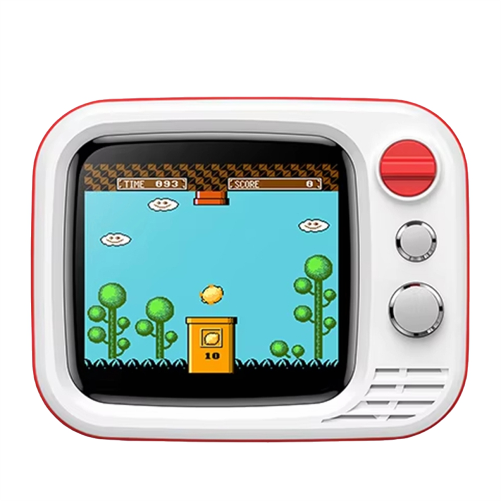 H7 Retro Handheld Game Console 3.5-Inch - White