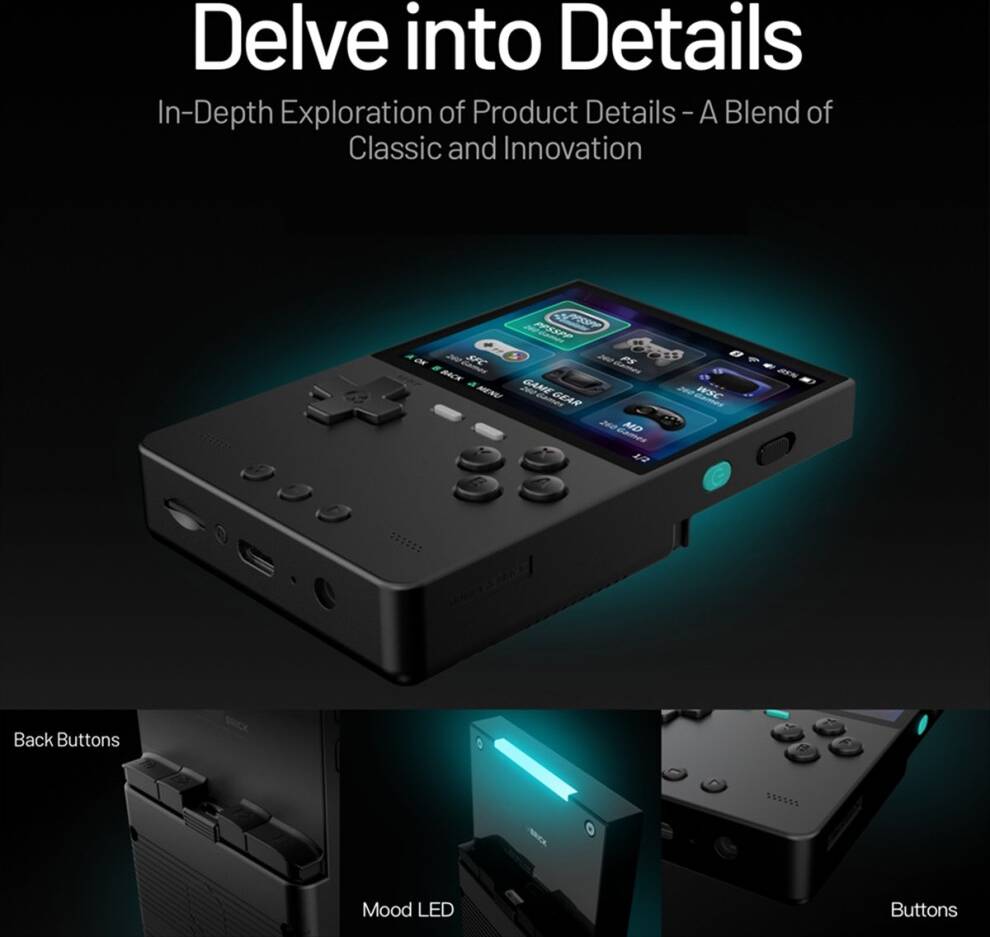 Exogio Handheld Game Console Portable Linux Video