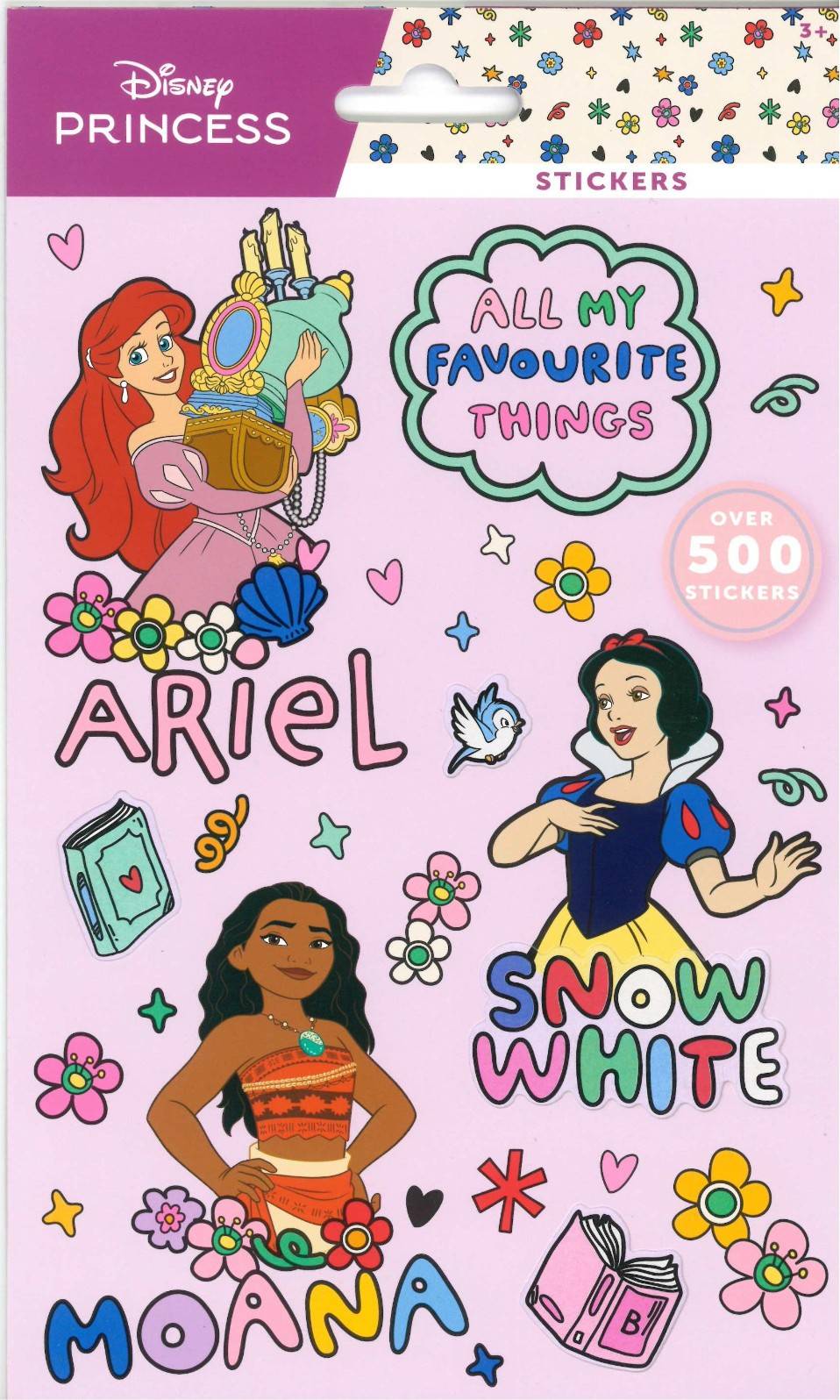Princess Sticker Sheets Mega Pack 500 Set