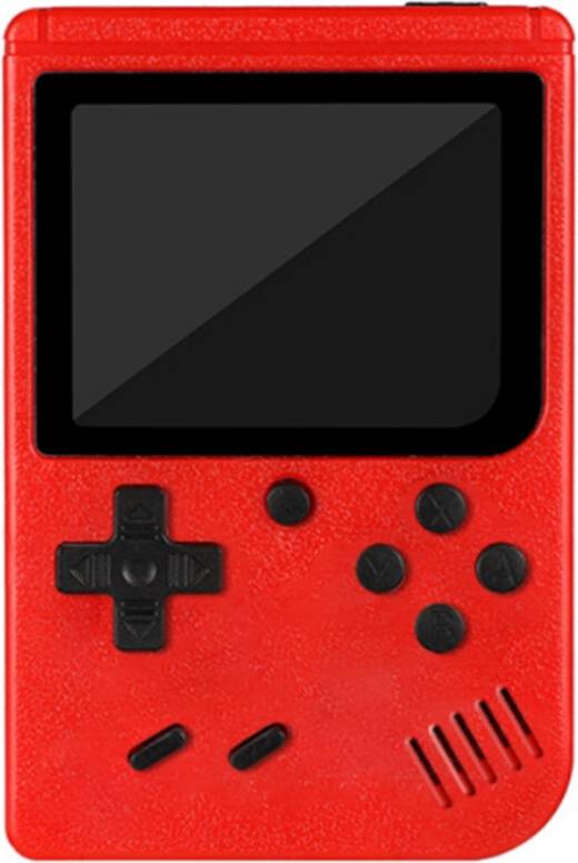 500 Classic Games Retro Handheld Game Console - Rood
