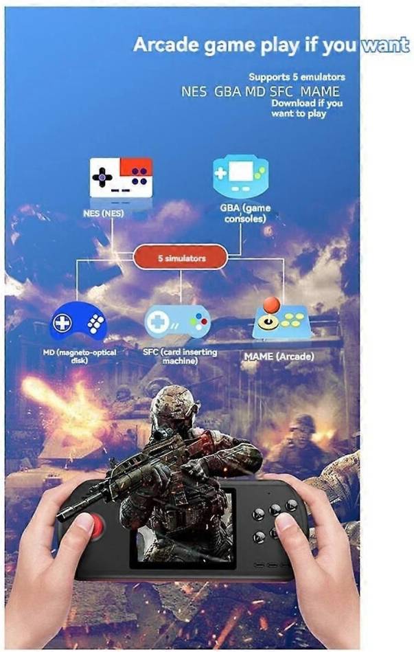 3.5 Inch D22 Handheld Game Console