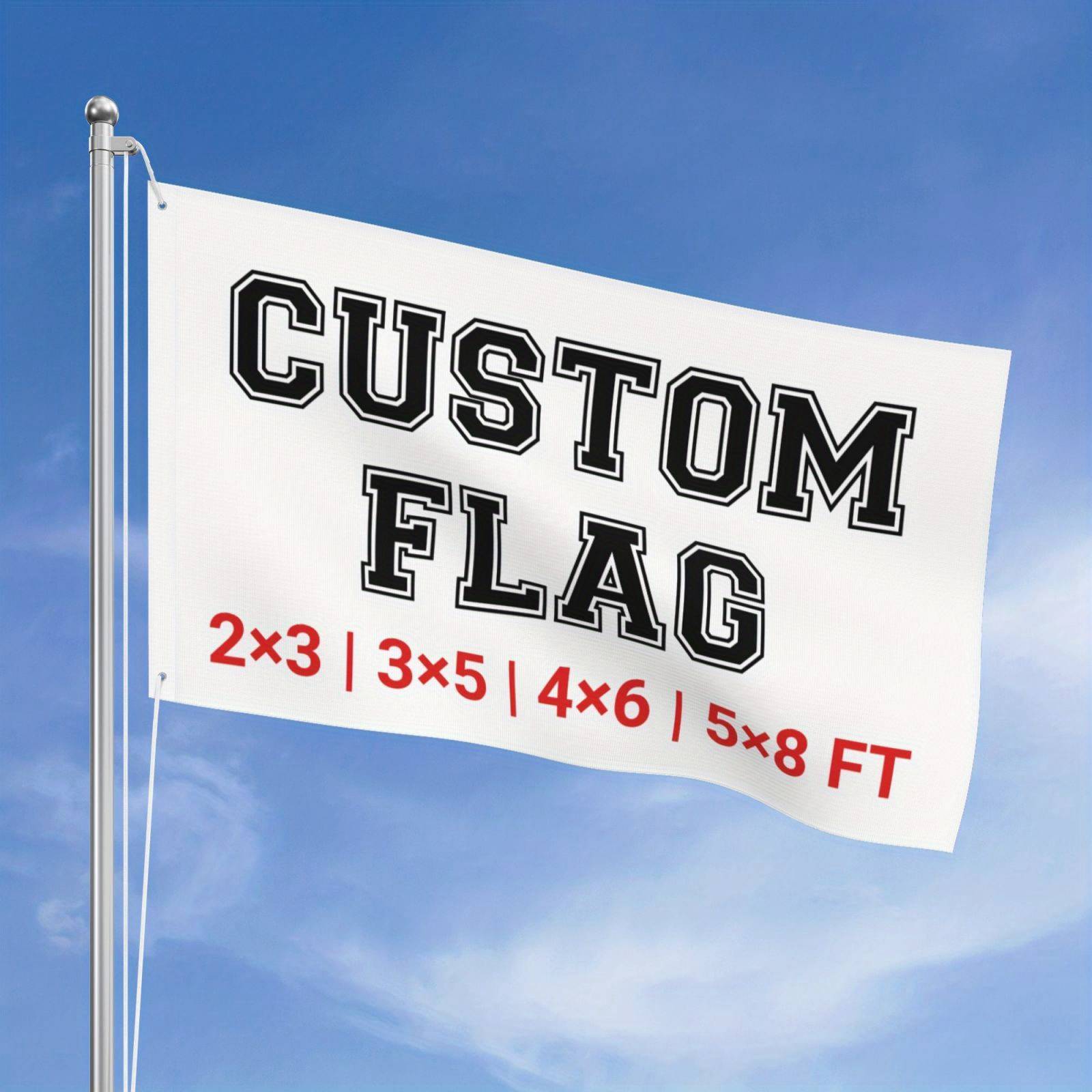 Temu Custom Flags Double-Sided Patterns