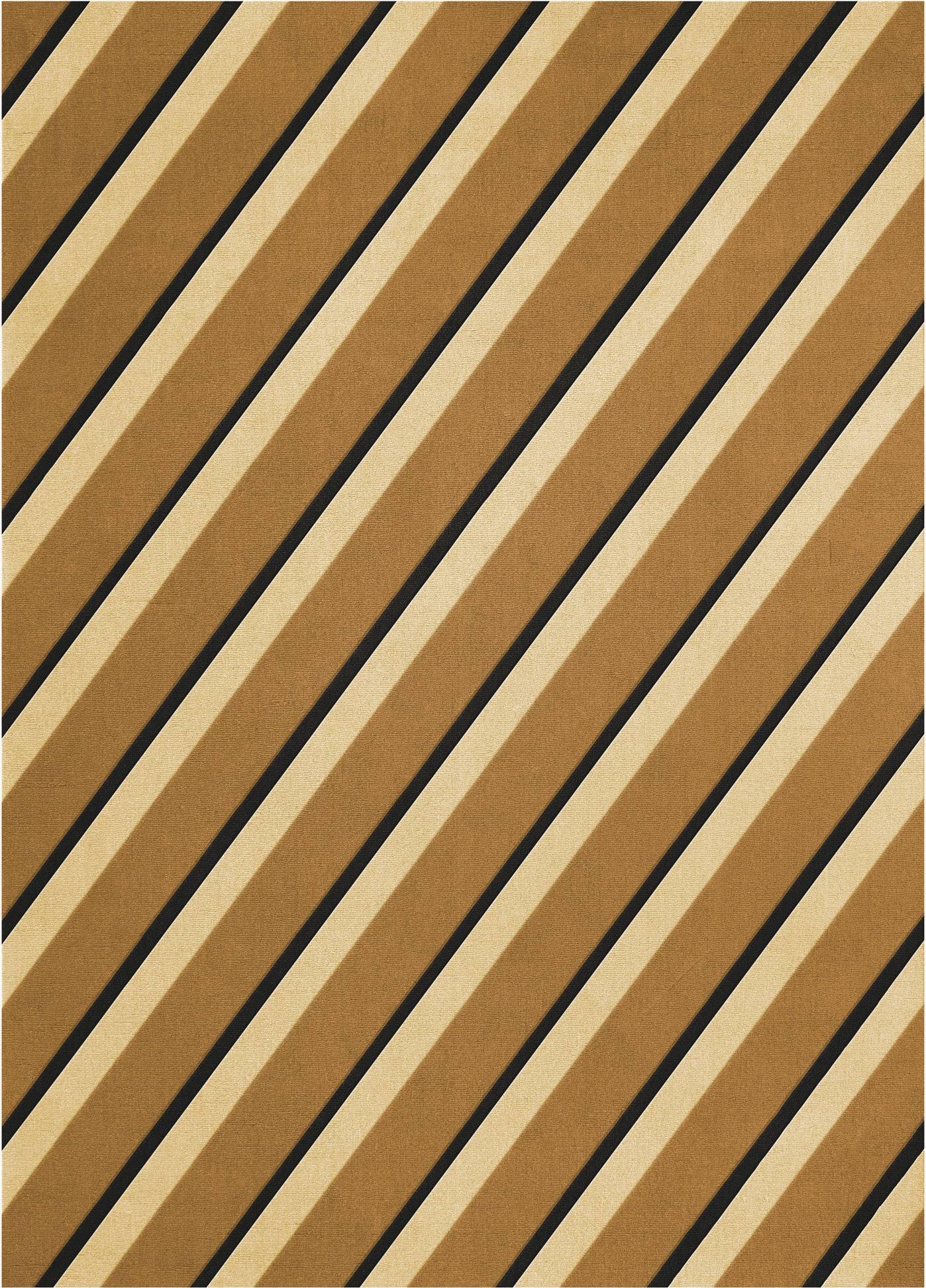Layered Teklan Diagonal Wool Rug 250x350 cm Beige, Multicolour